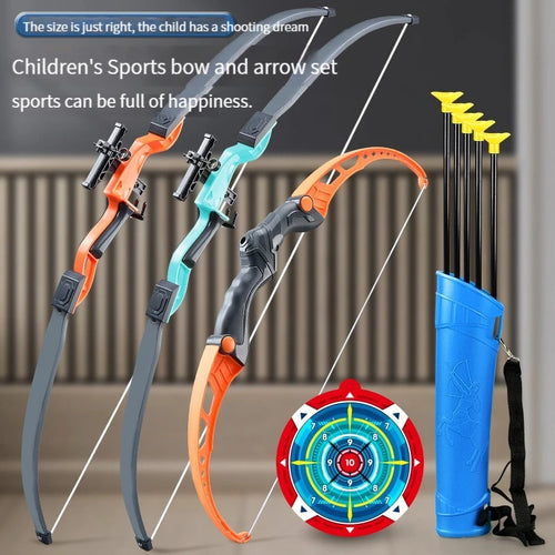 Kids bow and arrow archery set with target